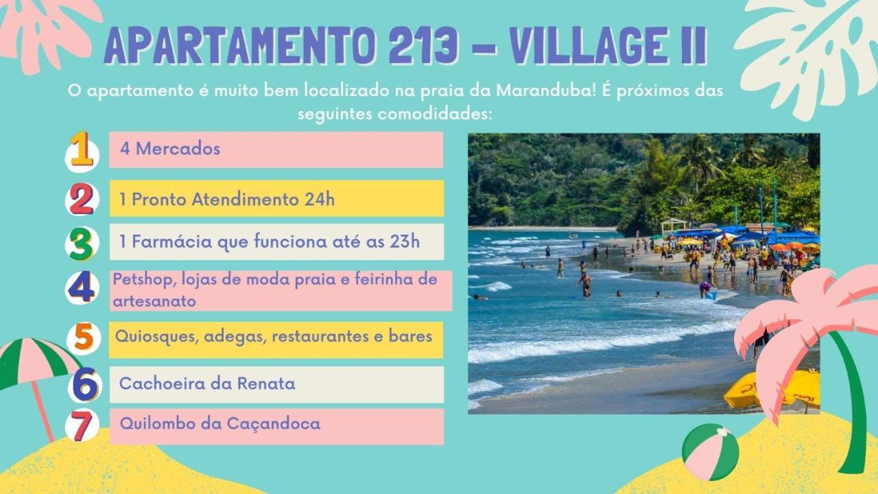 Apartamento Ubatuba 150M Do Mar Maranduba ภายนอก รูปภาพ